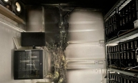 اندلاع حريق داخل خزانة كهرباء بمحل لبيع الحواسيب في البقيعة